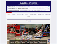 Tablet Screenshot of dullessouthnews.com